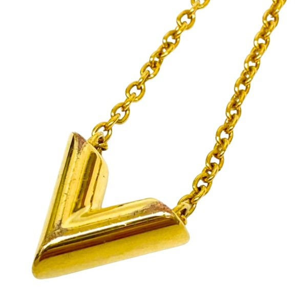 Louis Vuitton Essential V Pendant Necklace - Picture 6 of 12